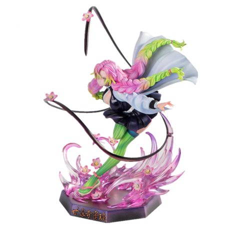 Tavanan Kanroji Mitsuri Figure Model Demons Slayer,8.26inch Kimetsu No Yaiba Kanroji Action Figures PVC Model Toys Collection Doll Gift NO Box