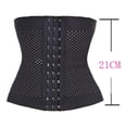 thumbnail image 2 of thinson Women Latex Elastic Corset Waist Belt with 3 Rows Hook Waist Trainer Belt Body Shaper, 2 of 7