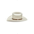 thumbnail image 2 of Stetson Unisex Rodeo Natural Cattleman Straw Cowboy Hat Natural 7 3/4, 2 of 3