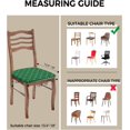 thumbnail image 3 of Happy St. Chair Seat Covers Set of 6, Patrick''s Day Green Shamrock Removable Chair Slipcovers Stretchable Seat Protector for Kitchen, Dining Room, Office, 3 of 6