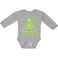 thumbnail image 3 of Inktastic Fancy A Kiss I'm Prince Charming Boys Long Sleeve Baby Bodysuit, 3 of 5