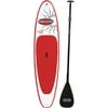 Sportsstuff 55-1040 Ocho Rios 1030 iSUP Inflatable Paddleboard and Adjustable Aluminum Paddle for Paddlers up to 220 lbs, Red and White