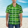 thumbnail image 3 of Men's Funky Hawaiian Shirt Short Sleeve Button Down Shirts Beach Party Holiday, 3 of 8