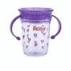 Nuby Tritan 8oz Two Handle Wonder Cup with Hygienic Cover, Hearts