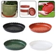thumbnail image 4 of 10pcs Planting Flowerpot Tray Plant Plastic Lace Tray For Watering Plants Tray, 4 of 8