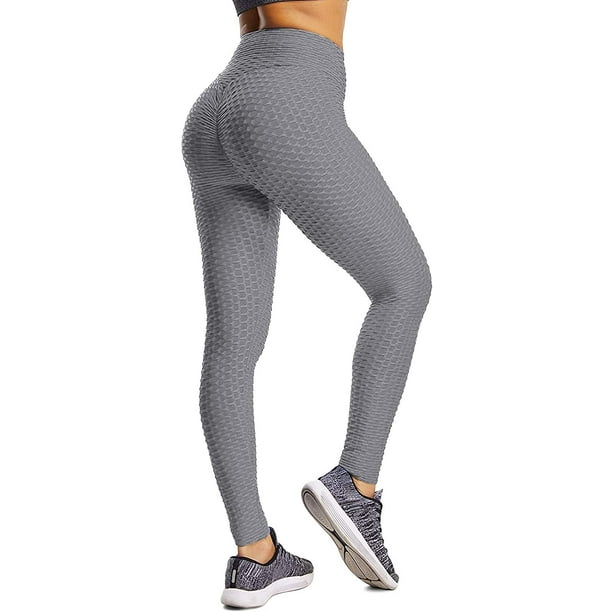Womens High Waist Honeycomb Leggings Butt Lift Yoga Short Pant Gym TikTok  Shorts