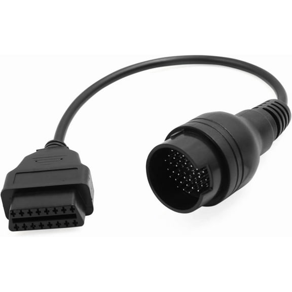 38 Pin to 16 Pin OBDII OBD2 Diagnostic Adapter Connector Cable Tool for Reading Diagnostics Info from Scanner for Mercedes-Benz Auto Replacement Parts