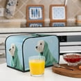 thumbnail image 6 of Yiaed Dog Wrapped in Towel Print Two Slice Bread Machine Cover, Universal Size Kitchen Appliance Cover for Bread Machine,Bread Machine Cover, 6 of 7