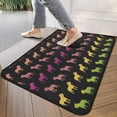 thumbnail image 4 of Rainbow Puppy Door Rugs,Washable Non Slip Door Mats Indoor,Decorative Door Mats,Entry Mat Indoor for Entrance,Bedroom,Kitchen,Bathroom,30"x17", 4 of 6