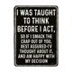 thumbnail image 5 of Funny Sarcastic Metal Tin Sign Wall Decor For Man Cave Garage, 5 of 5