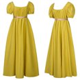 thumbnail image 1 of Vestido vintage Regent de Bridgetton, vestido de baile de cintura alta, vestido de té victoriano, 1 of 1