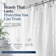 thumbnail image 3 of RunMin Grocery Store Crystal Clear Shower Curtain Liner 36x72, PEVA Waterproof Bath Curtain, No Chemical Smell, 2 Weighted Magnets, Durable with Rustproof Metal Grommets, 3 of 8