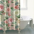 thumbnail image 5 of Waterproof Pioneer Shower Curtain 84x72 Inch Polyester Unique Colorful Floral Shower Curtain for Bathroom Hotel Home Decor with 12 Plastic Hooks, 5 of 5