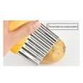 thumbnail image 4 of Wovilon Choppers & Mincers Stainless Steel Potato Cutter French Fries Cut Kitchen Corrugated Knife, 4 of 6