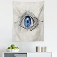 thumbnail image 1 of Eye Tapestry, Futuristic Style a Mechanic Sight in Direct Eye Contact Science and Engineering, Fabric Wall Hanging Decor for Bedroom Living Room Dorm, 5 Sizes, Beige Navy Blue, by Ambesonne, 1 of 1