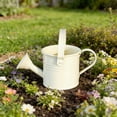 thumbnail image 6 of Mini Metal Watering Can with Sprinkler, Vintage Iron Craft Leak-Proof 2-in-1 Spout Creative Household Gardening Pot for Indoor Outdoor Decorative Herb Flower Vegetables Watering, White, 6 of 6