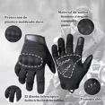 thumbnail image 2 of Guantes Tácticos Motociclista Pantalla Táctil + Mosquetón, 2 of 8
