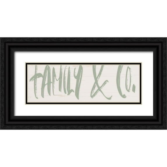 Murdock, Ramona 32x13 Black Ornate Wood Framed with Double Matting Museum Art Print Titled - Family and Co.