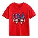 thumbnail image 1 of Odeerbi Chicos Niñas 4 de Julio Camiseta Manga Corta Día de La Independencia Camiseta Gráfica, 1 of 7