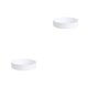 thumbnail image 2 of Bandeja de almacenamiento Monstrate Cocina Baño Blanco de una sola capa 25.2*6.5 cm 2piezas, 2 of 6
