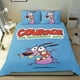 thumbnail image 1 of Coraje, el Perro Cobarde Conjunto de sábanas temático, trío de piezas, cómodo y amigable con la piel, diseño único, regalo de decoración para el hogar para familiares, amigos y fans,173cm *218cm, 1 of 6