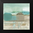 thumbnail image 2 of Douta, Flora 12x12 Black Modern Framed Museum Art Print Titled - Jade Light III, 2 of 5