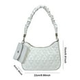 thumbnail image 2 of Bolso de mano de moda para mujer FLhrweasw PU sólido para ir de compras, 2 of 9