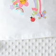 thumbnail image 6 of Girls Outfits Toddler Baby Girls Summer Floral Rainbow Print Flutter Sleeve Top and Shorts Two Piece Outfit Playwear Girl Outfits White 6 Months-9 Months, 6 of 7