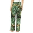 thumbnail image 3 of Kll Womens Succulents Print Pajama Pants Soft Pajama Bottoms For Women Cozy Lounge Pants, 3 of 9