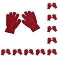 thumbnail image 1 of Guantes Minnieouse 1 par para niños Cubierta para los dedos Accesorio de ropa invierno Vino rojo 10piezas, 1 of 4