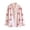 Pink, variant on Women's Pajama Sleepwear V-Neck Flannel Bed Jacket Thickened Fleece Cardigan Button Down Warm Pajama Top for Winter Comfortable Casual Sleepwear Loungewear & Nightwear