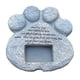 thumbnail image 2 of Paw Print Resina Salvador Adorno de Pérdida con Estampado de Pata de Lápida de Perro Gato Piedra Conmemorativa, 2 of 8