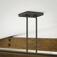 thumbnail image 6 of Kenroy Home Swanson 5-Light LED Kitchen Island Light Fixture with Exposed Edison Style Bulbs Coastal Table Light Fixture for Living Room, Kitchen, Dining Room, or Office, 2700K, Graphite, 6 of 8