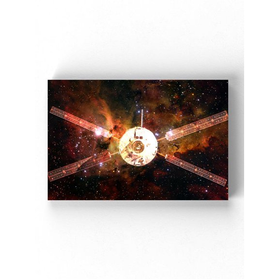 A Spacecraft Into Space Wrapped Canvas -Image by Shutterstock,