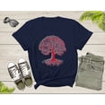 thumbnail image 2 of Cool Colorful Multicolor Single Tree Roots Leaves Nature T-Shirt Graphic Design Tree Lover Gift for Men Women Boys Girls Teens Tshirt, 2 of 8