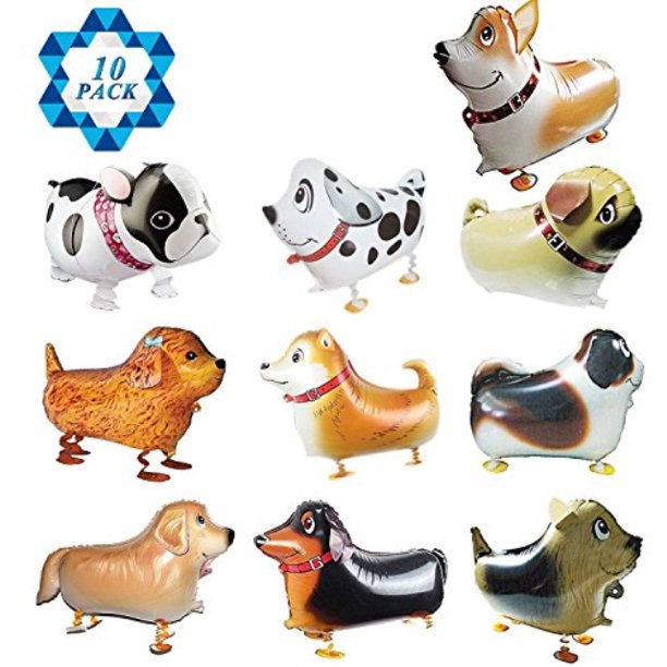 sotogo 14 pieces walking animal balloons pet balloons farm animal