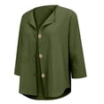 thumbnail image 6 of Womens Tops Fashion Casual Comfortable Shirt 3/4 Long Sleeve on Sale, 6 of 6