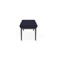 thumbnail image 5 of Lenox Steel Reception Waiting 3-Seat Bench / Charcoal Steel / Navy Blue, 5 of 5