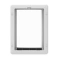 thumbnail image 2 of Hakuna Pets White Essential Small Pet Door for Screens, Doors & Walls up to 2.76" Thick, for Dogs and Cats up to 20 lbs, 2 of 8