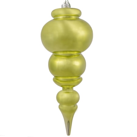 Vickerman 14 Lime Shiny Finial Ornament