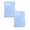Blue, variant on 1 Pc 6-Ring Spiral Notebook B5 Loose-leaf Notebook Refillable Notebook Thick Plastic Hardcover Detachable Notebook Ruled 60 Sheets/120 Pages Journals for Notes, 9.84x7.01 Inch, White