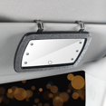 thumbnail image 1 of Espejo retrovisor con 6 luces LED brillantes para maquillaje, decoración para el interior del coche, 1 of 5