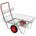 thumbnail image 5 of Heavy Duty Garden Utility Cart with Wheels, 330LBS Capacity Rolling Storage Trolley for Patio Yard Lawn Gardening, 5 of 10