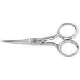 thumbnail image 3 of Fiskars Curved Embroidery Scissors Chrome with Leather Sheath, 4", 3 of 3