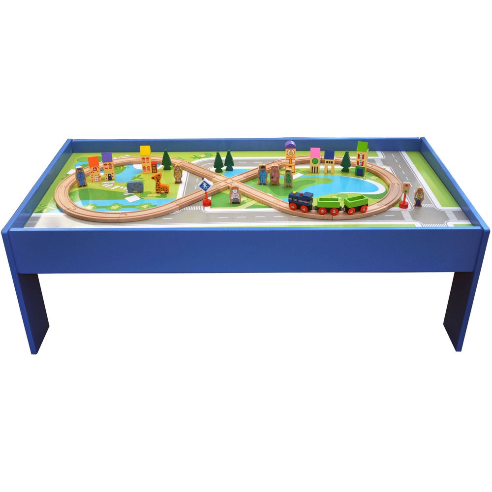 51Piece Wooden Train Set with Table