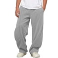 thumbnail image 2 of StSilkitty Loose Casual Pants for Kids Boys Girls Solid Color High Waisted Elastic Drawstring Wide Leg Pants Soft Comfy Trousers, 2 of 8