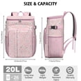 thumbnail image 2 of Vintage Floral Rustic Print Cooler Bag - 20L Soft Cooler with Durable Oxford Exterior, Great for Camping, 2 of 6