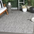 thumbnail image 2 of Safavieh Courtyard Emmeline Abstract Indoor/Outdoor Area Rug, Ivory/Dark Gray, 4' x 5'7", 2 of 12