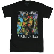 Hybrid Teenage Mutant Ninja Classic Graffiti Mens T-Shirt S, Black