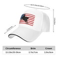 thumbnail image 2 of Bull Rider Flag Unisex Adult Baseball Caps Adjustable Casquette Dad Hat Sandwich Cap Outdoors Headwear, 2 of 5